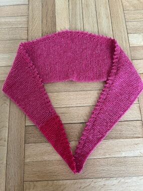 Handmade Wool Knit Scarf